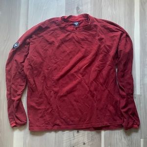 Vintage Prana red cotton pullover sweatshirt XL